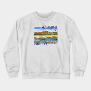 Hot Springs State Park, Wyoming Crewneck Sweatshirt